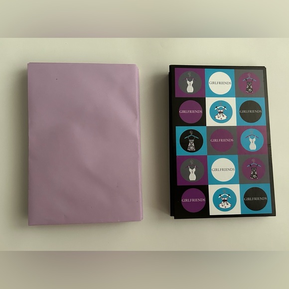 New T.A.R. Designs 18 Blank Greeting Cards "Girlfriends" - Picture 8 of 16